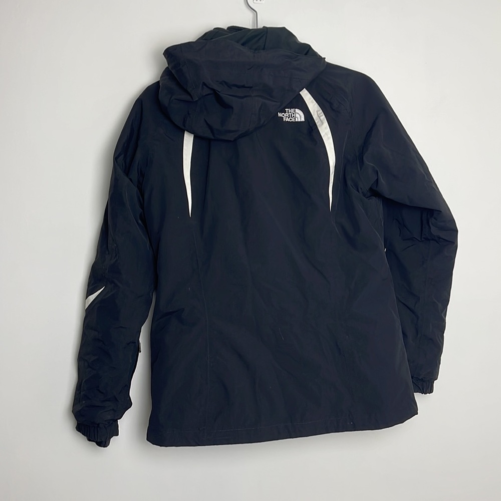The North Face Two Layer Shell Jacket Black And W… - image 2